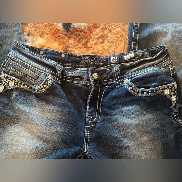 Miss Me Skinny Jeans size 34. - Picture 4 of 7